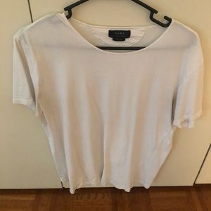 Zara Mens L White V neck t shirt - light weight!